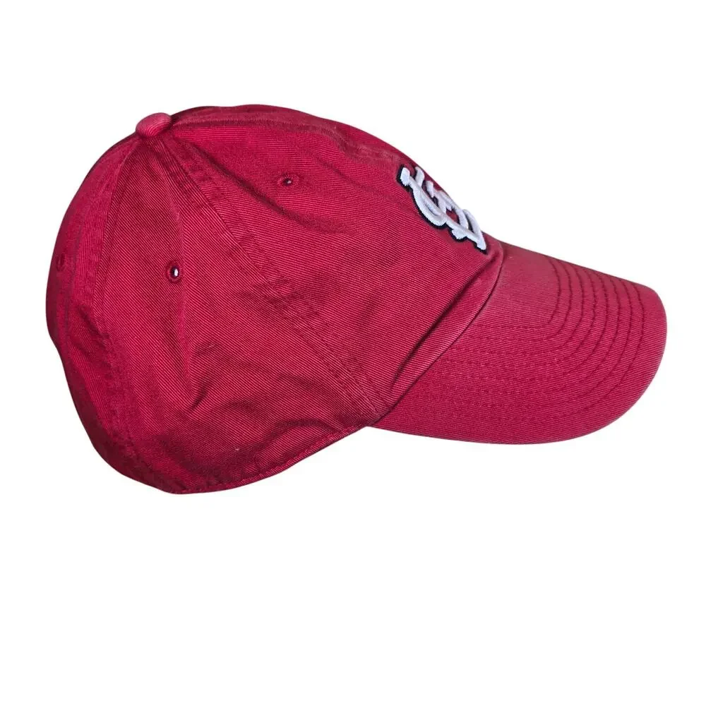 St Louis Cardinals Twins Enterprise Ball Cap Hat Fitted L Baseball MLB Red White
